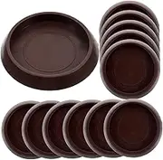 HONMEET 12Pcs Professional Bed Stoppers Multi Function Couch Stoppers Compact Chair Wheel Stoppers Non Slip Bed Frame Wheel Stoppers for Hardwood Floors