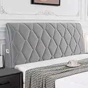 Bed Headboard Covers, Headboard Covers Slipcover Velvet Bed Headboard Slipcover Stretch for Bedroom Bed Head Decor