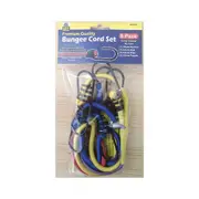 Gripwell Metal Hook Bungee Cord - 6 Pack