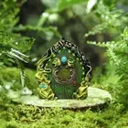 Mini Fairy House Door Resin Micro Landscape Yard Art Sculpture Decoration