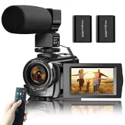 Video Camera Camcorder For Youtube Digital Vlogging Camera Fhd 1080p 30fps 24mp