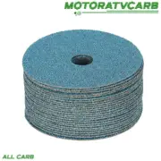 ALL-CARB 25Pcs 24 & 36 Grit Zirconia Resin Fiber Disc Grinding And Sanding Discs