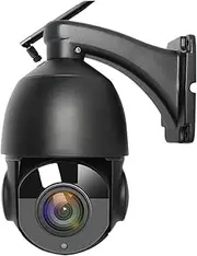 Outdoor IP Camera WiFi 5MP 4g Sim Card AI Auto Tracking 30X Zoom PTZ Speed Dome CCTV Camera Two Way Red Light 80m Camhi(4G with 64GB TF)