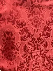 New Brocade Pattern Red Rectangular Decorative Table Runner 12" x 72" Christmas