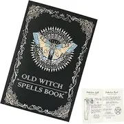 Vintage Journal Notebook | Real Spells Antique Book of Spells | Prop Booklet, Witch Supplies, Vintage Journal for Men & Women