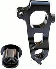 [HUVNEXA] 5PCs Bicycle Rear Derailleur Hanger, for Scott, Addict RC 2020 Mech Dropout, for Scott, Carbon Frame Bike MTB Frame Saver Hook Extender Rear derailleur Mount(Black WGH580P5)