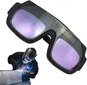 Plasma Cutting Glasses | Anti-Scratch Welding Lens - Shock Scratch Resistant Auto Darkening Welder Goggles for TIG ARC MIG Plasma Cutting Construction Lab Grinding