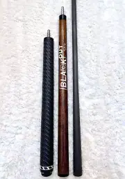 Jacoby BLACK OUT Carbon Break/Jump Pool Cue w/ Sport Wrap, FREE HARD CASE(Brown)