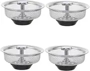 4 Pcs Sink Strainer Filter Mesh Strainer Sink Hair Catcher Bath Drain Cover Sink Mesh Stopper Sink Mesh Kitchen Sink Stopper Sink Accessories Tea Residue
