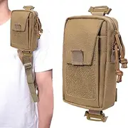 Shoulder Strap - Adjustable Backpack Fastener Bag, Secure Zipper Pocket | Lightweight Extra Storage Compartment with Quick Access Design, Nylon Organizer for