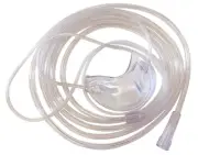 Comfortable Safety Mask with Kink Resistant Tubing for O2 Patients Pack of 1