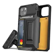 Compatible with iPhone 13 Case (6.1") with Card Holder & Kickstand [Damda