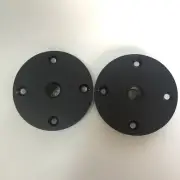 2 Aluminium Threaded Speaker Mounting Top Hat M20 Thread for Screw-On Sub Poles