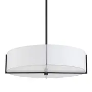 Dainolite PST-214P Preston 4 Light 21"W Pendant - White