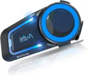 8 Rider Full Duplex Mesh Bluetooth Intercom Headset with FM for Helmet