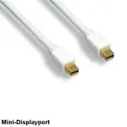 3' Mini DisplayPort 1.2 Cable Male/Male 32AWG 4K for Mac to Display Monitor TV