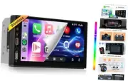 7inch Wireless Carplay Double Din Car Stereo with Wireless Android Auto,1080P