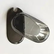 IUIU Key Fob Cover Clear Black ( Smoke Color), Soft Premium TPU Protector Case Compatible with Mercedes-Benz Accessories ( C Style )