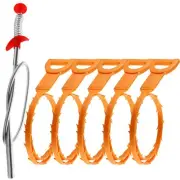 Drain Clog Remover Tool, 6 Pack Drain Hair Clog Remover Tool, Sink Drain Clog...