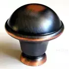 Hickory Hardware Oil-Rubbed Bronze Cabinet Knob, Solid Core Savoy Pull P2243-OBH