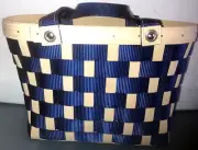 Longaberger PROTOTYPE Medium Boardwalk Basket Set w/Star Grommets-NEW!
