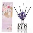 Lavender Glow Reed Diffuser Set with 7 Sticks | Baby's Breath Flower - 7.0oz