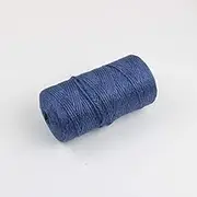 600Feet Jute Rope Durable Twine String for Packing and Art Craft(2pcs x 300feet) (Blue)