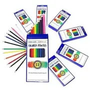 Color Swell Bulk Colored Pencils Pack (12 Packs, 12 Pencils/Pack)