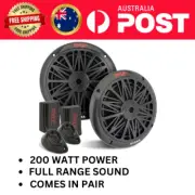 200 Watt Marine Boat Speaker System Weather Proof Dual 2 Way 6.5 Inch Outdoor