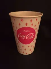 1960's, Coca-Cola, "Un-Used" Paper Cup (Snow Flake Logo) Scarce / Vintage
