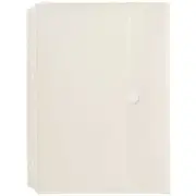 J.Burrows Binder Document Wallet A4 Clear