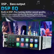 5.1" Single Din Car Stereo Control Bluetooth Carplay AM /FM Radio Dual USB Voice (for: Peugeot)