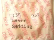 Elgin 933 - Part 138 - Setting Lever - Factory Watch Replacement / Repair Part