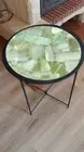 Natural Agate Stone Side Table Top, Agate Coffee Table Top, Corner Home Decor