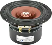 JINGERL 1Pcs 4 Inch Audio Speaker Driver HiFi 4 8 Ohm 30W Full Range Altavoz Bookshelf Loudspeaker DIY Home Theater Amplifier (Color : Round 8Ohm 30W, Size : 4")