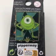 Disney Pixar Mike Wazowski Stained Glass Portrait Pin Loungefly Monsters Inc