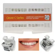 Dental Orthodontic Brackets Ceramic Empower Clear Self Ligating Braces Roth 022