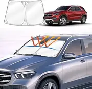 X-CAR Windscreen Sun Shade Compatible with Mercedes-Benz GLE V167 Series 2018-2025 Visor Protector Shade