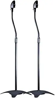 Monoprice 103022 Satellite Speaker Floor Stand (Set of 2), Black
