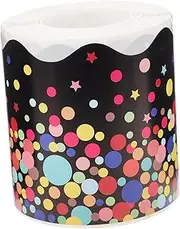 ROMISBABA Chalkboard Border Decal Wavy Pattern Borders Sticker Classroom Board Trim