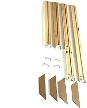 DIY Frame Kit Wooden Frames Wood Painting Stretching Bars for Canvas Paintings, Wall Art, Oil Paintings Exhibition (30x50cm)