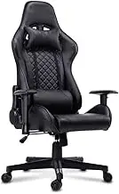 Gaming Chair， with Footrest Thicken Seat Ergonomic Computer Gamer Chair， Headrest and Lumbar Support Racing Style High Back， Video Game Chairs for Adults