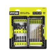 Ryobi 50 - Piece Impact Drill and Drive Set
