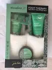 Bloomfield Foot Therapy Velvety Slipper Set Foot Care Scrub Cream Salt Gift Set