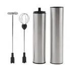 Milk Frother Foam Maker Egg Whisk Mixer for Creamy Breakfasts and Desserts