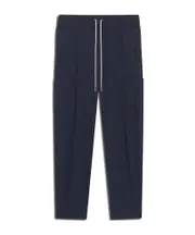 Elastic waist casual pants S,XL,M NAVY