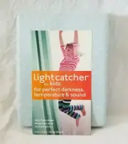 2 Light Catcher for Kids Blue & White Dots Window Panels (1 Pair) 54" x 63" NIP