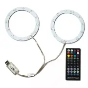 Multi-colors Luminated Kit RGB LightStrip For Console with IR Remote DIY
