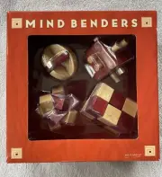 Mind Benders 3D Puzzles Solid Wood Mind Challenge Go! Classic Games New