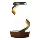 RGB 3D Levitating Ball Lamp Gesture Control Floating Moon Table Lamp(Black) Hot
